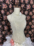 Retro Sweetheart Strapless Appliqued 3D Flower A-Line Tulle Quinceanera Dresses Evening Ball Gowns, HZ0319