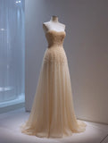 A Line Prom Dress Beauty Sweetheart Pleated Beading Formal Dress Evening Dresses Gala Dress HZ0319