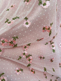 Fashion Prom Dress V-neck Pink Floral Gala Evening Gown Dress Birthday Party Outfits HZ0319