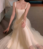 Beauty Prom Dress Spaghetti Straps Tulle Pleated Gala Gown Party Outfits Evening Dress HZ0319