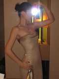 Sparking Prom Dress Strapless Sequins Gala Gown Birthday Party Outfits Evening Dresses HZ0319