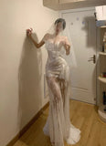 Elegant Prom Dress Sweetheart Pleated Wedding Dress Gala Gown Evening Dresses HZ0319