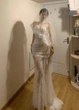 Elegant Prom Dress Sweetheart Pleated Wedding Dress Gala Gown Evening Dresses HZ0319