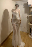 Elegant Prom Dress Sweetheart Pleated Wedding Dress Gala Gown Evening Dresses HZ0319