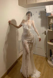 Elegant Prom Dress Sweetheart Pleated Wedding Dress Gala Gown Evening Dresses HZ0319