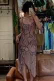Sparking Prom Dress Spaghetti Straps Sequins Evening Dress Gala Gown Cocktail Outfits HZ0319