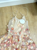 Sweet Homecoming Dress Spaghetti Straps Floral Short Prom Dress Cocktail Outfits Birthday Party Dress HZ0319
