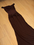 Charming Prom Dress Off Shoulder Pleated Sheath Gala Gown Evening Dress Party Outfits HZ0319