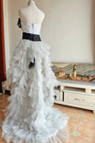 90s Retro Prom Dress Strapless Pleated Tulle Homecoming Dress Evening Dress Birthday Party Outfits HZ0319