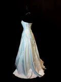 90s Retro Prom Dress Strapless Pleated Formal Gown Evening Dress 18th Birthday Outfits HZ0319