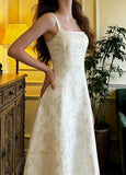 Charming Prom Dress A Line Square Neck Gala Gown Formal Evening Dress Graduation Outfits HZ0319