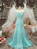 Beauty Prom Dress Sweetheart Mermaid Gala Gown Evening Dress Birthday Party Outfits HZ0319