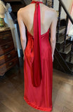 Beauty Prom Dress Satin Halter Gala Gown Evening Dress Graduation Dress HZ0319
