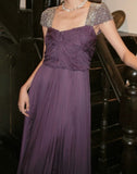 Gorgeous Prom Dress Square Neck Pleated Gala Gown Evening Dress Graduation Dress HZ0319