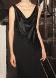 Elegant Prom Dress Black Straps Gala Gown Fomal Evening Dress Birthday Party Dress HZ0319