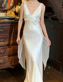 Elegant Prom Dress V-neck Gala Gown Evening Dress Graduation Dress Wedding Dress HZ0319