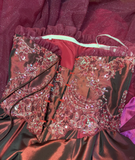 Formal Strapless A-Line Sequins Birthday Ball Gowns Formal Evening Gowns, HZ0319