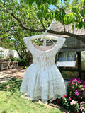 Cute Sleeveless Lace Fold Tiered Short Prom Dress Homecoming Dress Sweet 16 Dress HZ0319