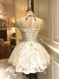 Cute Spaghetti Straps Butterfly Pearl Embroidery Pleated Sweet 16 Dress Birthday Party Dress HZ0319