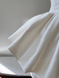 Cute Spaghetti Straps Suqare Neckline Lace-up Pleated Short Prom Dress Sweet 16 Dress Homecoming Dress HZ0319