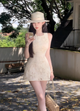 Elegant Sheath Printing Floral Casual Short Vacation Party Dress Women Summer Date Dress HZ0319