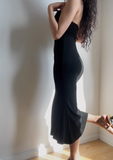 Sexy Halter Fitted Mermaid Skirt Summer Vacation Seaside Dress Women Date Dress HZ0319