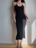 Sexy Halter Fitted Mermaid Skirt Summer Vacation Seaside Dress Women Date Dress HZ0319