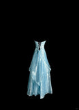 Elegant A Line Strapless Lace up Prom Dress Evening Dress Cocktail Dress Bridesmaid Dress HZ0319