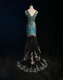 Gorgeous Sweetheart Neckline Embroidered Sequins Prom Dress Evening Dress Party Dress HZ0319
