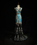 Gorgeous Sweetheart Neckline Embroidered Sequins Prom Dress Evening Dress Party Dress HZ0319