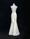 Beauty Halter Embroidered Floor Length Prom Wedding Dress Evening Dress Party Dress HZ0319