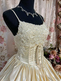 Elegant Prom Dress Spaghetti Straps Pleated Ball Gown Evening Dress Dancing Dress Masquerade Ball HZ0319