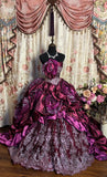 Gorgeous Prom Dress Strapless Pleated Evening Dress Ball Gown Gala Dress Masquerade Ball HZ0319
