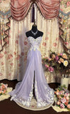 Stunning Prom Dress Sweetheart Flower Split Prom Gown Evening Dress Gala Dress HZ0319