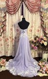 Stunning Prom Dress Sweetheart Flower Split Prom Gown Evening Dress Gala Dress HZ0319