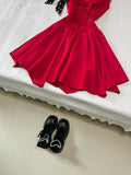 Elegant Prom Dress A Line Bowknot Pleated Prom Dress Homecoming Dresses Party Dress HZ0319