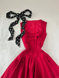 Elegant Prom Dress A Line Bowknot Pleated Prom Dress Homecoming Dresses Party Dress HZ0319