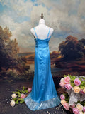 Sweet Prom Dress Spaghetti Straps Pleated Ruffle Evening Dresses Birthday Party Dress Prom Gown HZ0319