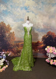 Shiny Prom Dress Sweetheart Sequins Evening Dress Prom Gown Birthday Dresses Gala Dress HZ0319