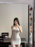 Sexy Homecoming Dress Spaghetti Straps Pearl Short Prom Dress Cocktail Dress Party Dress HZ0319
