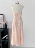 Sweet Prom Dress Spaghetti Straps Beading Sequins Prom Gown Party Dresses Dancing Dress HZ0319