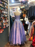 Pretty Prom Dress Strapless Prom Gown Evening Dress Gala Dresses HZ0319