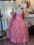 Shiny Prom Dress One Shoulder Pleated Evening Dress 16th Dress Prom Gown HZ0319