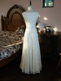 Elegant Prom Dress A Line Crew Neck Pleated Evening Dress Gala Dress Birthday Party Dress HZ0319