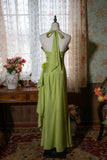 Charming Prom Dress Halter Flower Birthday Party Dress Evening Dress Gala Dress HZ0319