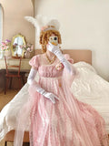 Sweet Prom Dress A Line Square Neck Floral Birthday Party Dress Evening Dress HZ0319