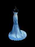 Gorgeous Prom Dress V-neck Pleated Mermaid Gala Dress Evening Dress HZ0319