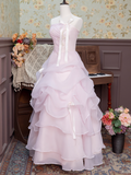 Cute Prom Dress Strapless Pleated Ball Gown Sweet 16 Dress Princess Dresses Evening Dress HZ0319