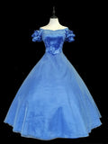 Pretty Prom Dress Off Shoulder Pleated Ball Gown Evening Dress 16th Dress HZ0319