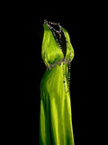 Elegant Prom Dress V-neck Backless Evening Dress Gala Dress Party Dress HZ0319